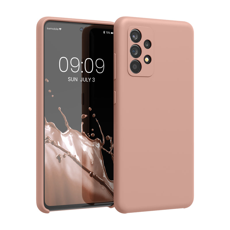 kwmobile Cell Phone Case for Samsung Galaxy A52 / A52 5G / A52s 5G - Silicone Case - Wireless Charging - Protective Cover