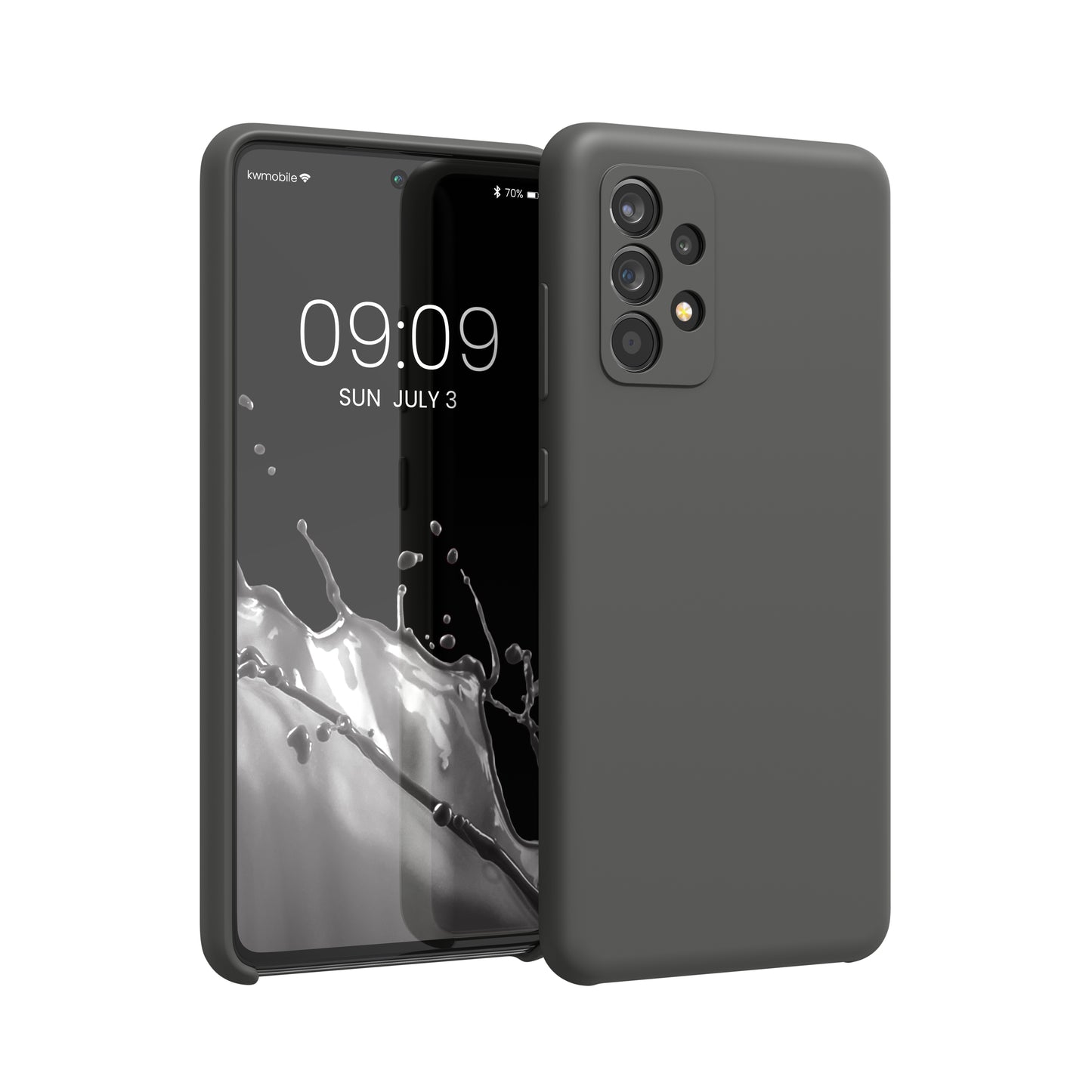 kwmobile Cell Phone Case for Samsung Galaxy A52 / A52 5G / A52s 5G - Silicone Case - Wireless Charging - Protective Cover