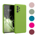 kwmobile Hülle kompatibel mit Samsung Galaxy A52 / A52 5G / A52s 5G Hülle - Silikon Handy Case - Handyhülle weiche Oberfläche - kabelloses Laden - Pastell Koralle Pastell Koralle  