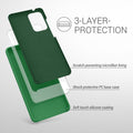 kwmobile Cell Phone Case for Samsung Galaxy A52 / A52 5G / A52s 5G - Silicone Case - Wireless Charging - Protective Cover