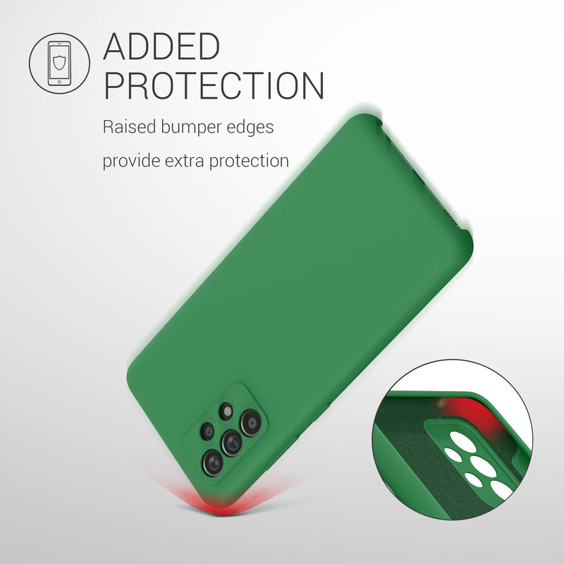 kwmobile Cell Phone Case for Samsung Galaxy A52 / A52 5G / A52s 5G - Silicone Case - Wireless Charging - Protective Cover