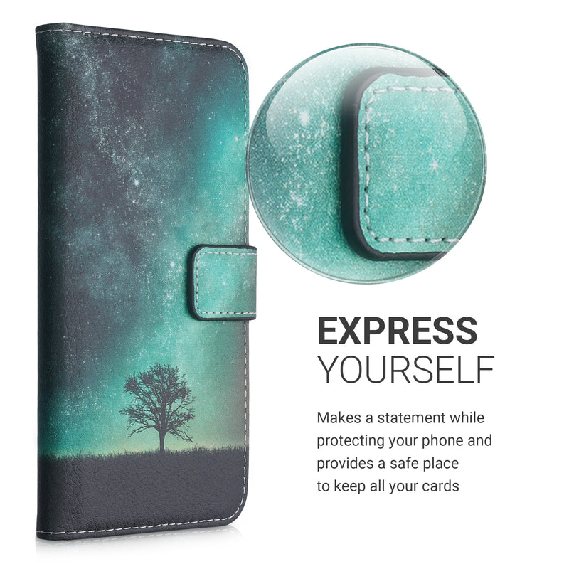 kwmobile Wallet Case Compatible with Samsung Galaxy A52 / A52 5G / A52s 5G Cover - Case with Stand and Card Slots