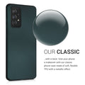 kwmobile Phone Case for Samsung Galaxy A52 / A52 5G / A52s 5G - Metallic Shimmer Silicone Cover - Protective Case
