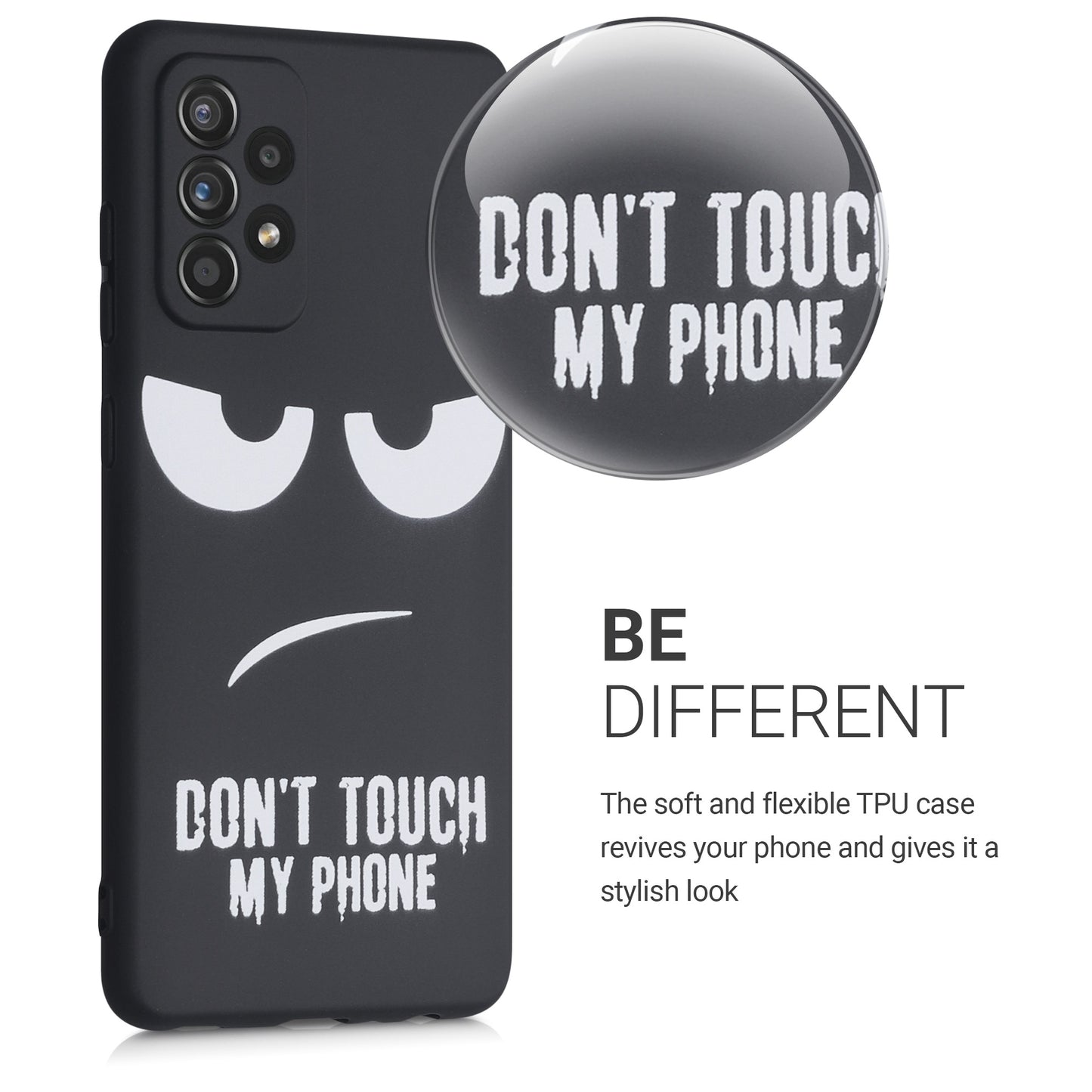 kwmobile Case Compatible with Samsung Galaxy A52 / A52 5G / A52s 5G - Silicone Phone Cover