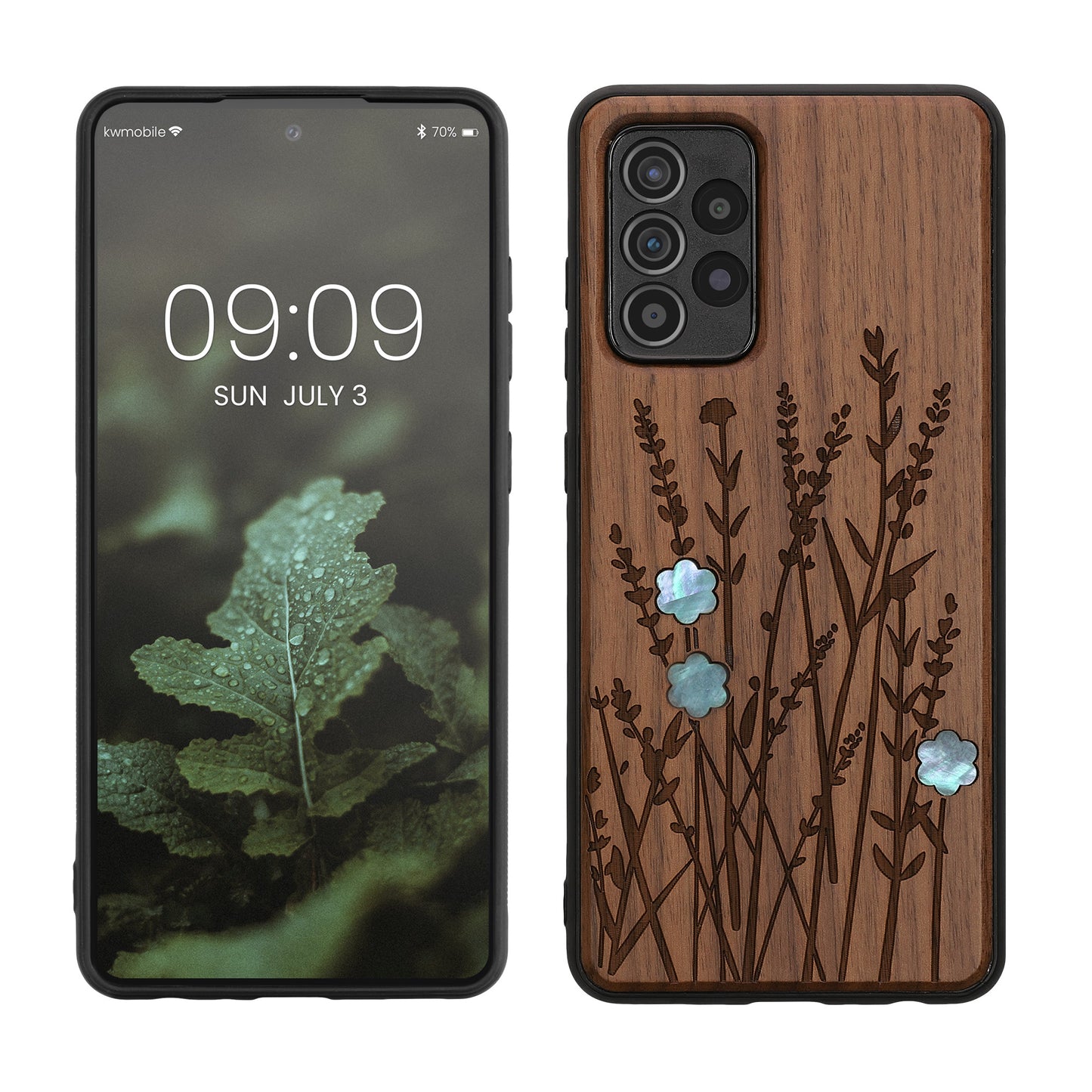 kwmobile Case Compatible with Samsung Galaxy A52 / A52 5G / A52s 5G - Phone Cover - TPU Phone Case in Rising Sun