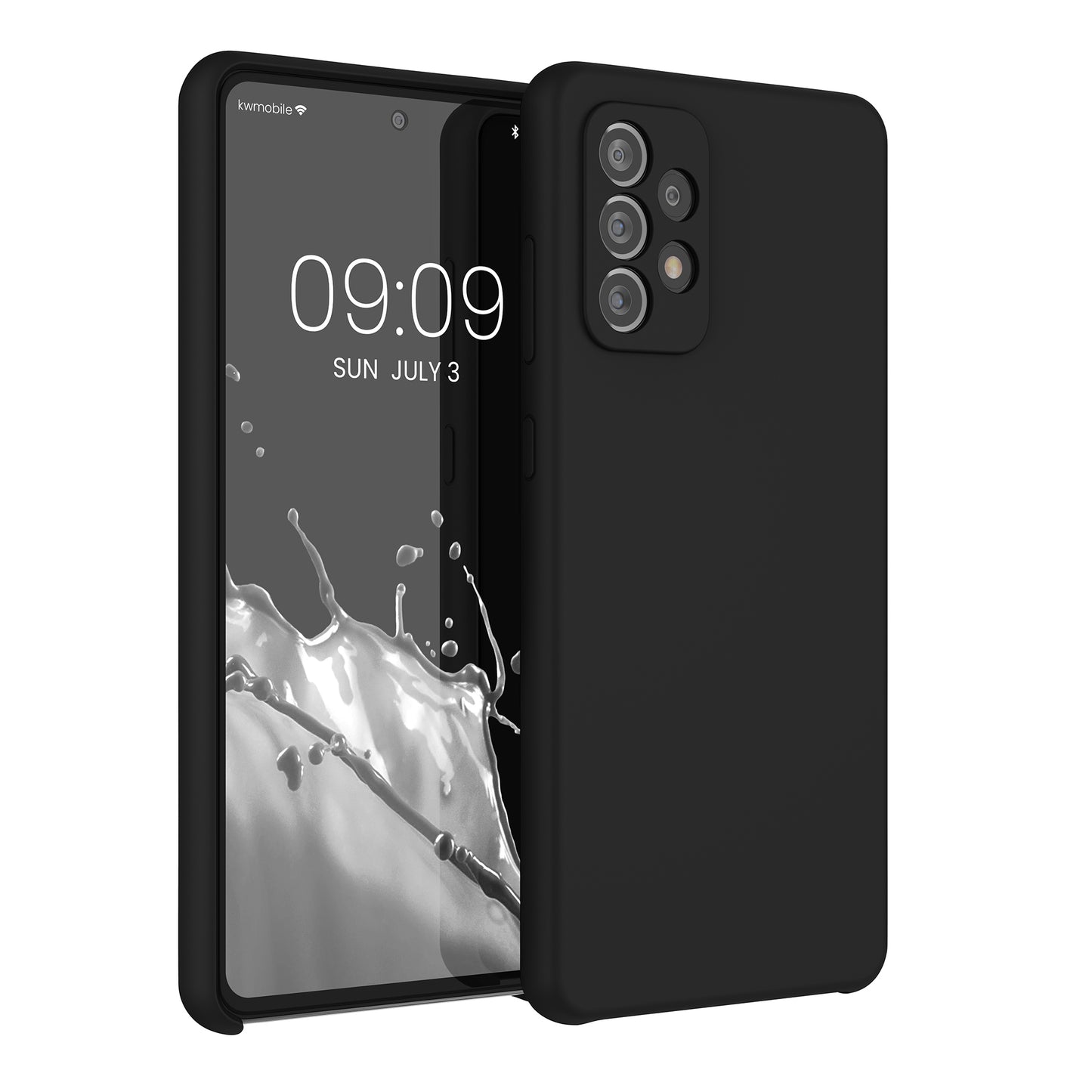 kwmobile Phone Case for Samsung Galaxy A72 - Silicone Case - Wireless Charging - Protective Cover