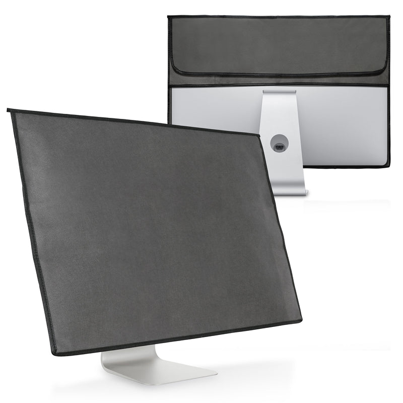 kwmobile Cover compatible with 24-26" Monitor - with 2 Pockets on Back - Protective Cover