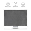 kwmobile Cover compatible with 24-26" Monitor - with 2 Pockets on Back - Protective Cover