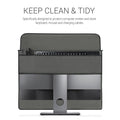 kwmobile Cover compatible with 27-28" Monitor - with 2 Pockets on Back - Protective Cover
