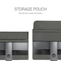 kwmobile Cover compatible with 27-28" Monitor - with 2 Pockets on Back - Protective Cover