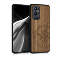 kwmobile Case Compatible with OnePlus 9 Pro Case - Phone Cover - TPU Phone Case Compass Vintage
