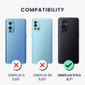 kwmobile Case Compatible with OnePlus 9 Pro Case - Phone Cover - TPU Phone Case Compass Vintage