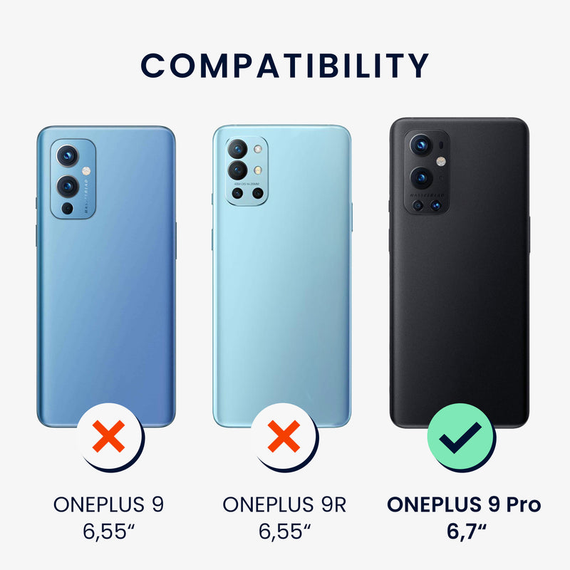 kwmobile Case Compatible with OnePlus 9 Pro Case - Phone Cover - TPU Phone Case Compass Vintage