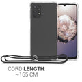 kwmobile Necklace Case compatible with Samsung Galaxy A32 5G Silicone Cover with Lanyard Phone Case