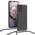 kwmobile Necklace Case compatible with Samsung Galaxy A32 5G Silicone Cover with Lanyard Phone Case