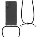 kwmobile Necklace Case Compatible with Samsung Galaxy A52 / A52 5G / A52s 5G Silicone Cover with Lanyard