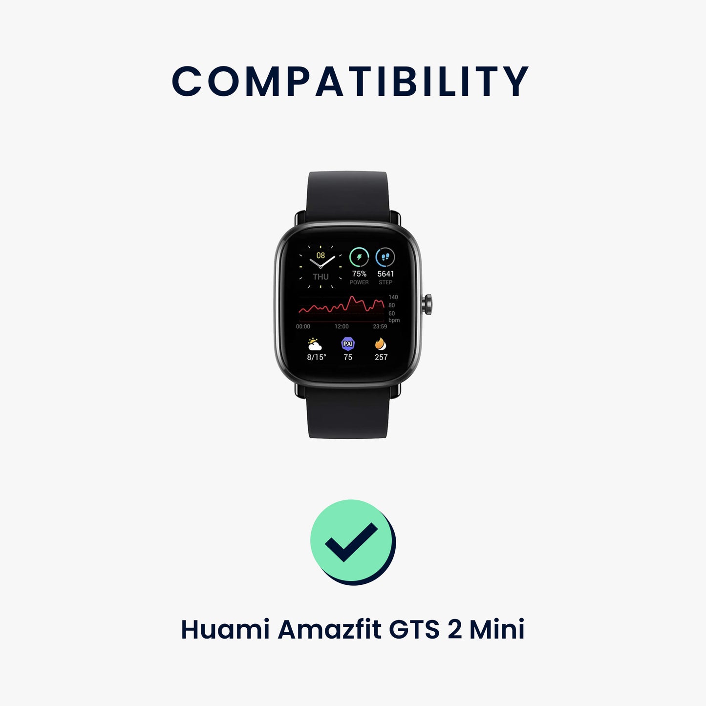 2x Strap for Huami Amazfit GTS 2 Mini