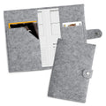 kwmobile Felt Cover for Mother-Child Passport - Cover for Austrian Maternity Record - Protective Sleeve with Extra Pockets