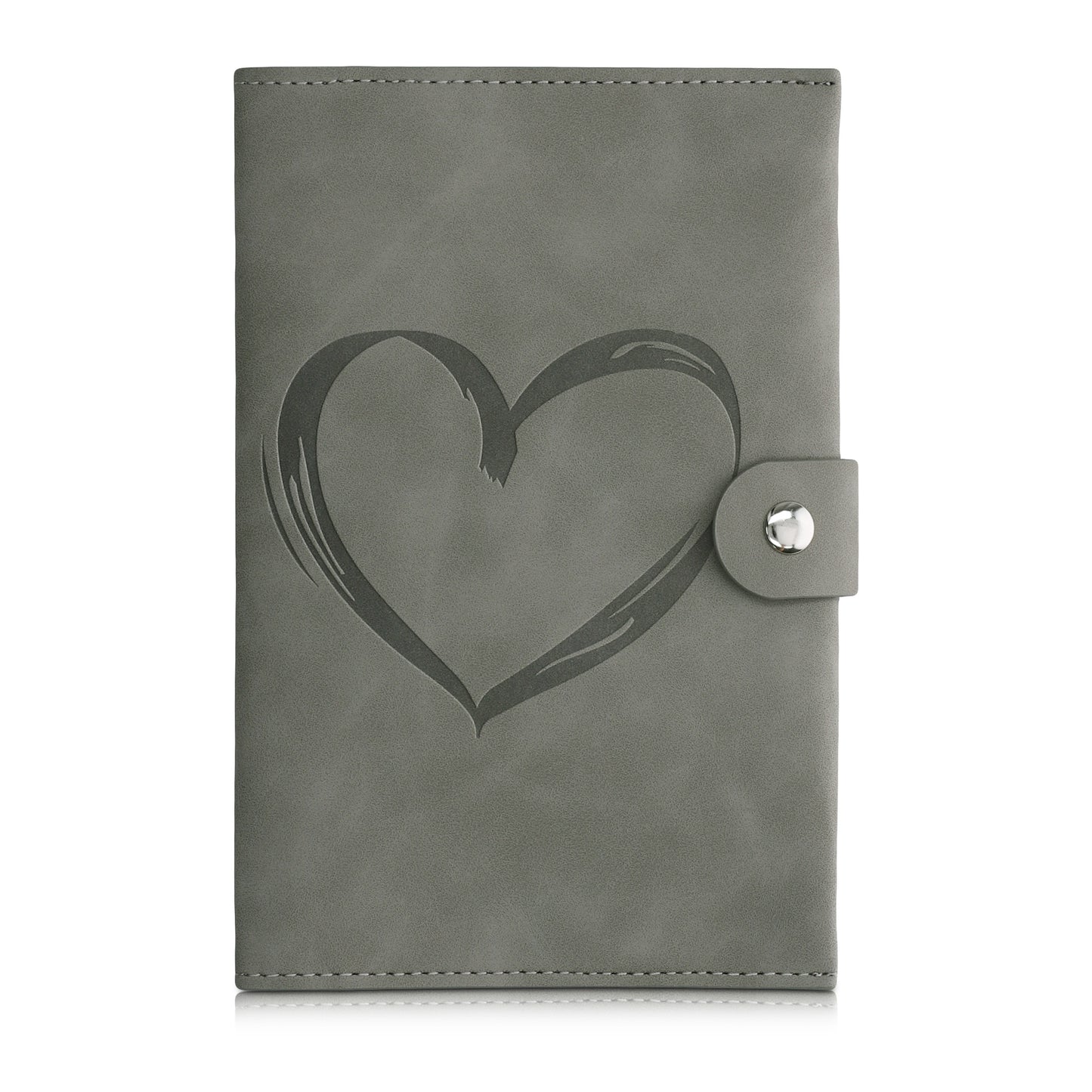 kwmobile Faux Leather Case for Maternity Record Book in Nubuck Leather Look - Cover for Austrian Maternity Pass with Extra Pockets