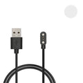 kwmobile USB Kabel Charger kompatibel mit Willful Fitnesstracker / Smartwatch YAMAY / Fitpolo / Wyze / Umidigi Ladekabel - Smart Watch Ersatzkabel - Fitnesstracker Aufladekabel in Weiß Weiß  