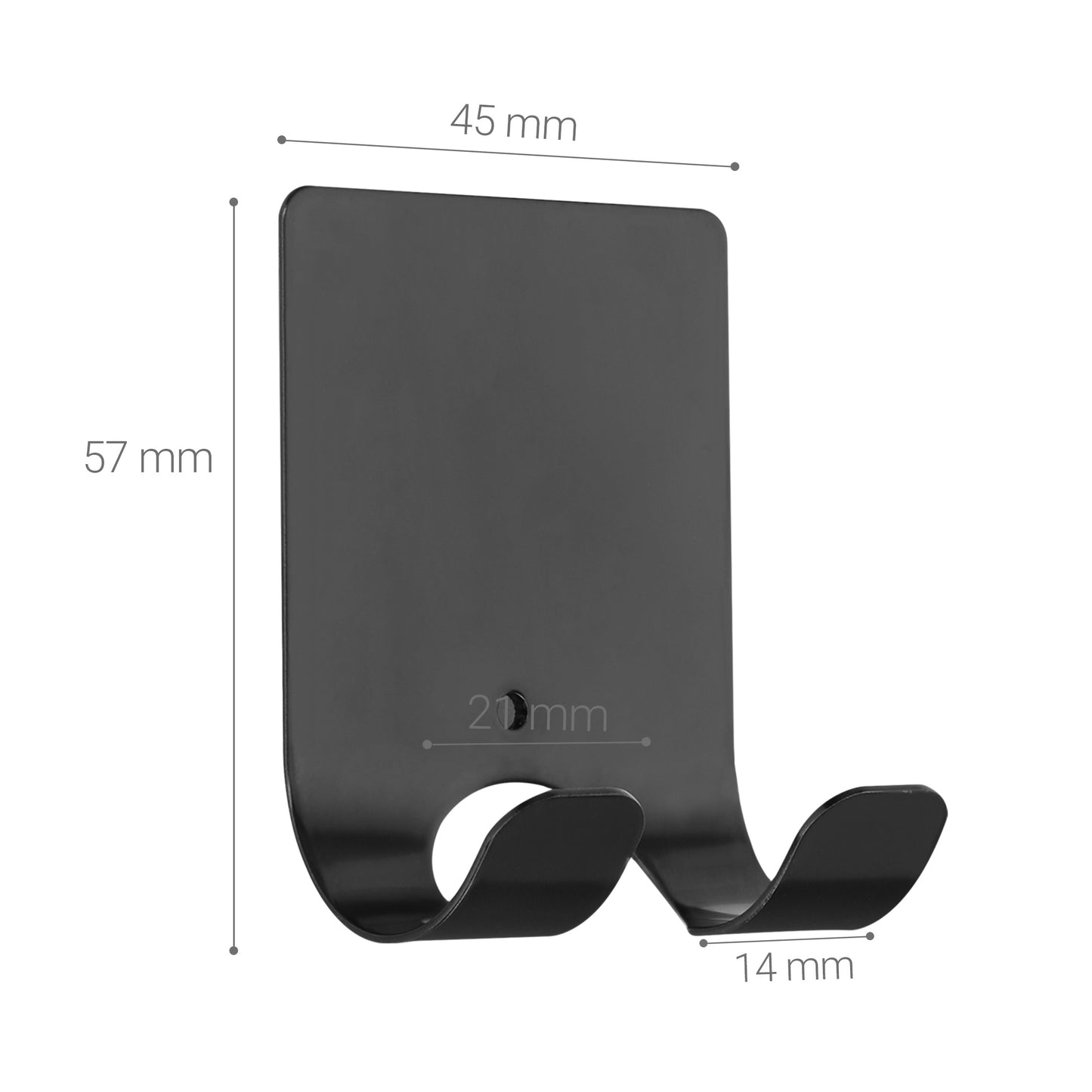 kwmobile Self-Adhesive Razor Holder for Various Surfaces Wet Shaver Holder Set Wall Hook
