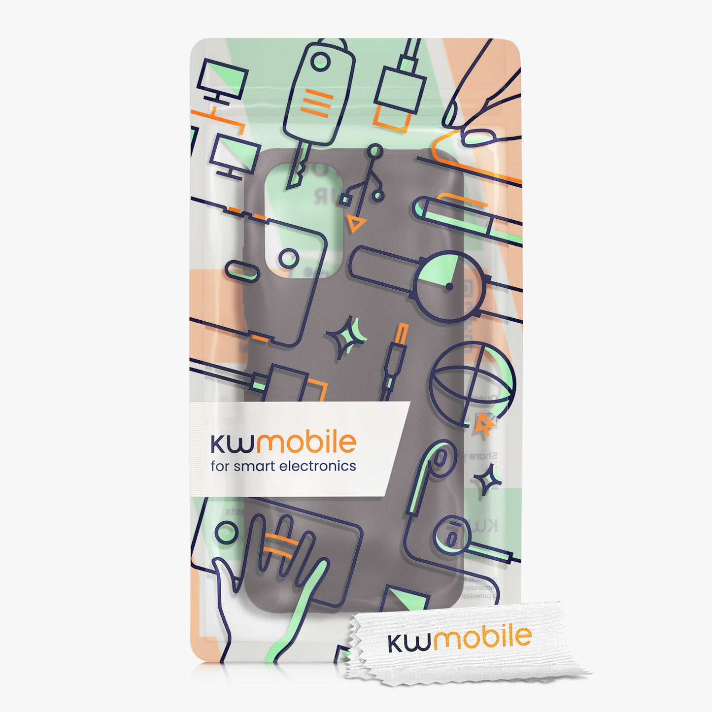 kwmobile Phone Case for Xiaomi Redmi Note 10 / Note 10S - Silicone Case - Protective Cover