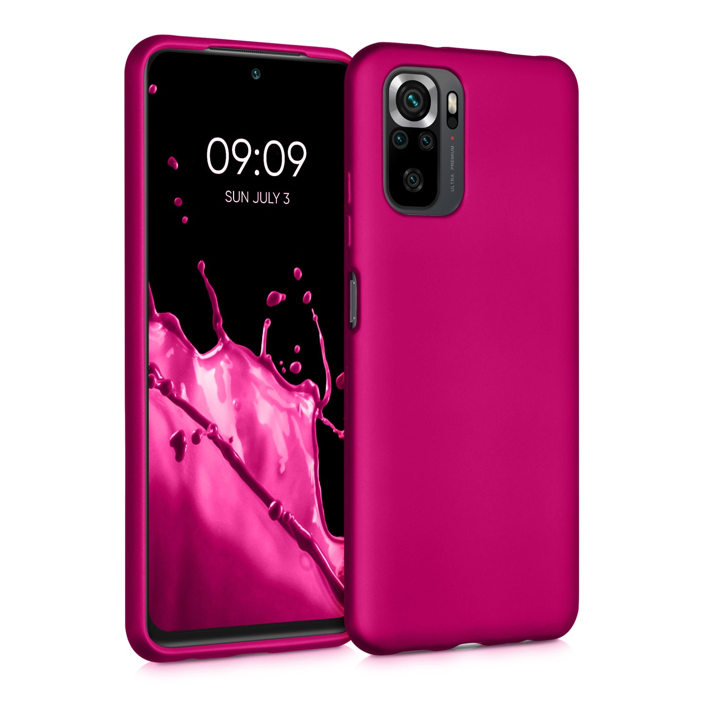kwmobile Phone Case for Xiaomi Redmi Note 10 / Note 10S - Silicone Case - Protective Cover