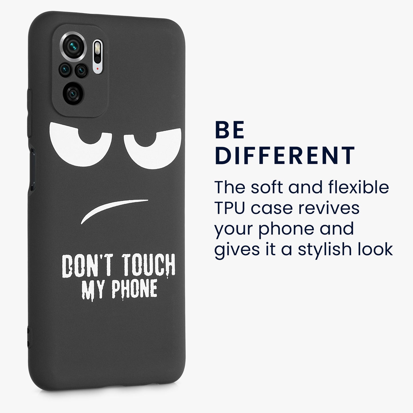 kwmobile Case Compatible with Xiaomi Redmi Note 10 / Note 10S - Silicone Phone Cover