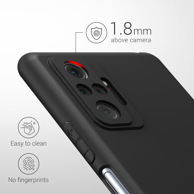 kwmobile Phone Case for Xiaomi Redmi Note 10 Pro - Wireless Charging - Protective Cover