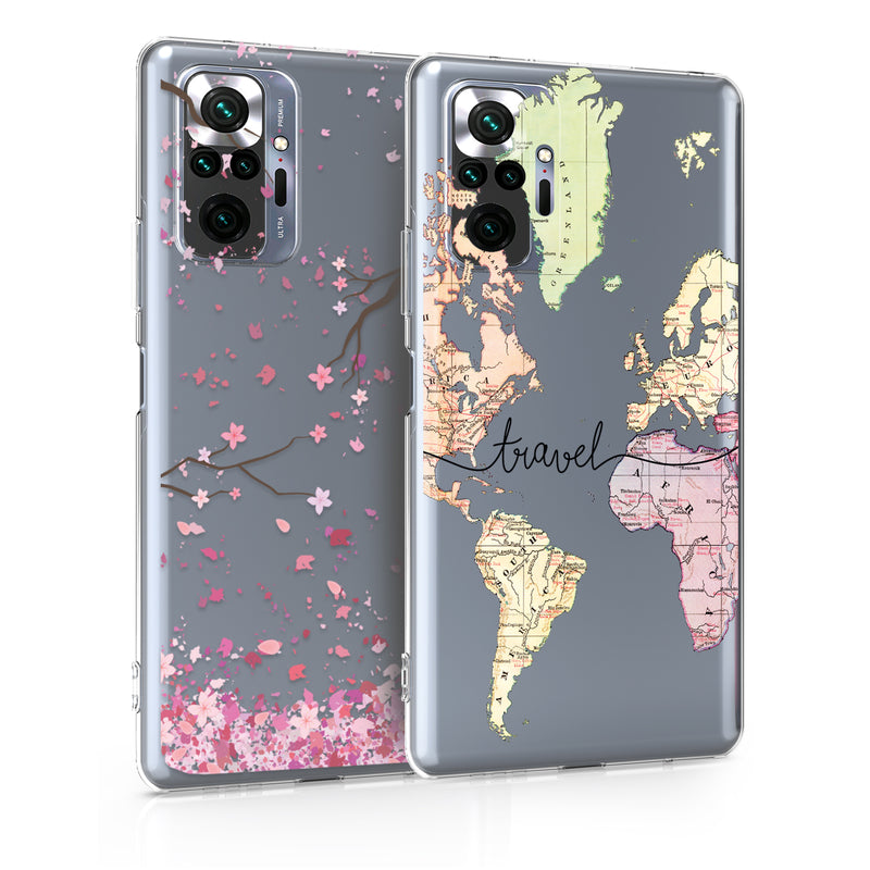 kwmobile Case Compatible with Xiaomi Redmi Note 10 Pro - Transparent Silicone Case