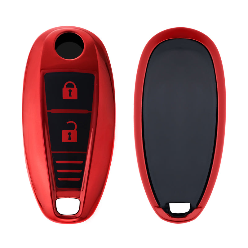 kwmobile Car Key Cover compatible with Suzuki Sport 2-Button Car Key Keyless Go - Silicone Protective Cover