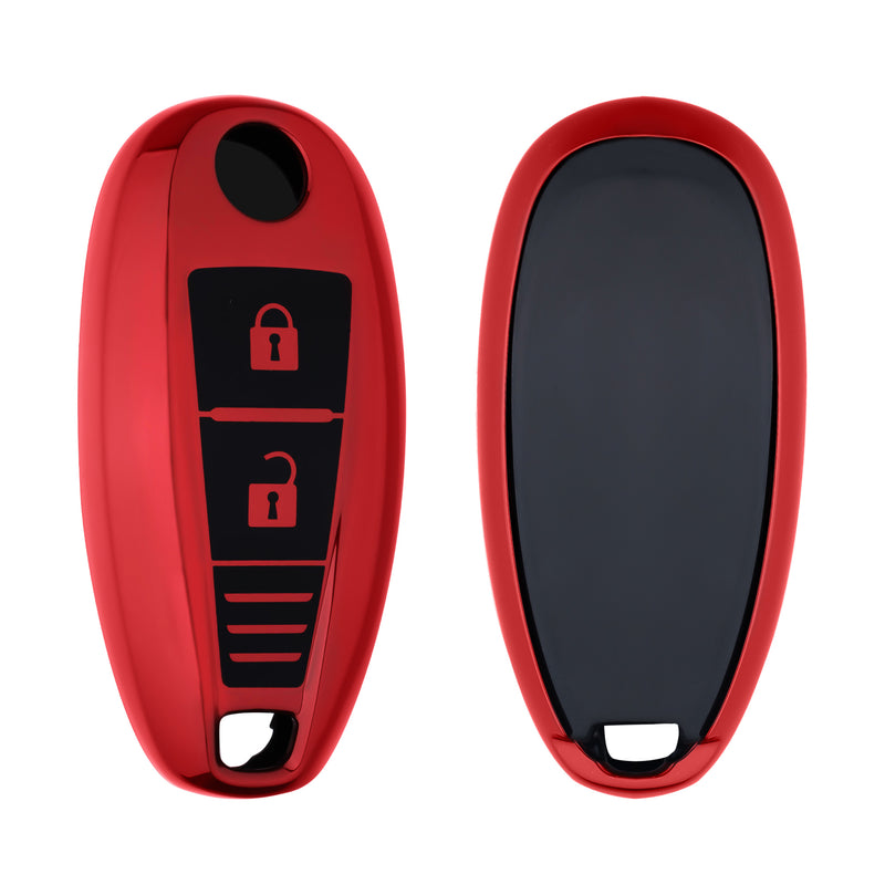 kwmobile Car Key Cover compatible with Suzuki Sport 2-Button Car Key Keyless Go - Silicone Protective Cover