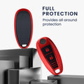kwmobile Car Key Cover compatible with Suzuki Sport 2-Button Car Key Keyless Go - Silicone Protective Cover
