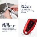 kwmobile Car Key Cover compatible with Suzuki Sport 2-Button Car Key Keyless Go - Silicone Protective Cover
