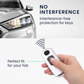 kwmobile Car Key Cover compatible with Mazda 2-Button Keyless Go Car Key - Silicone Case