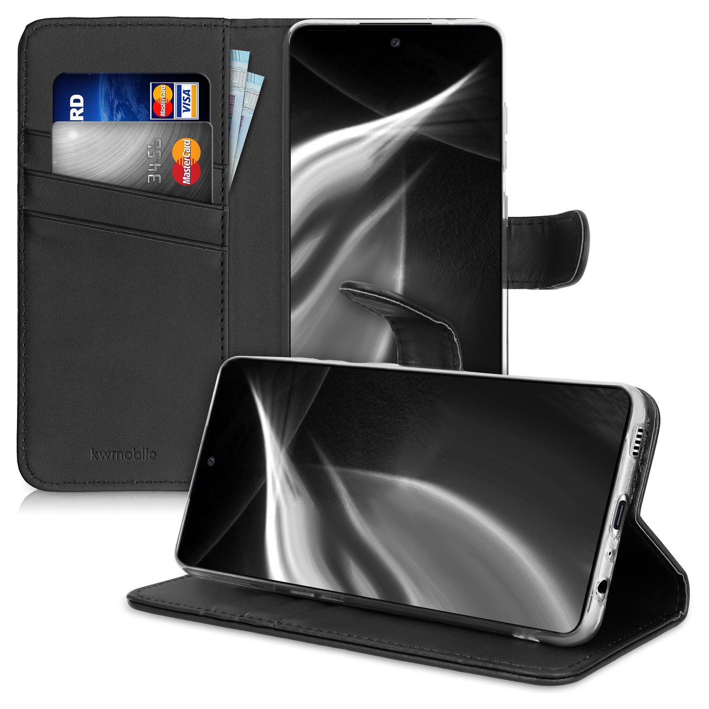 kwmobile Case Compatible with Samsung Galaxy A52 / A52 5G / A52s 5G - Phone Cover with Card Slots