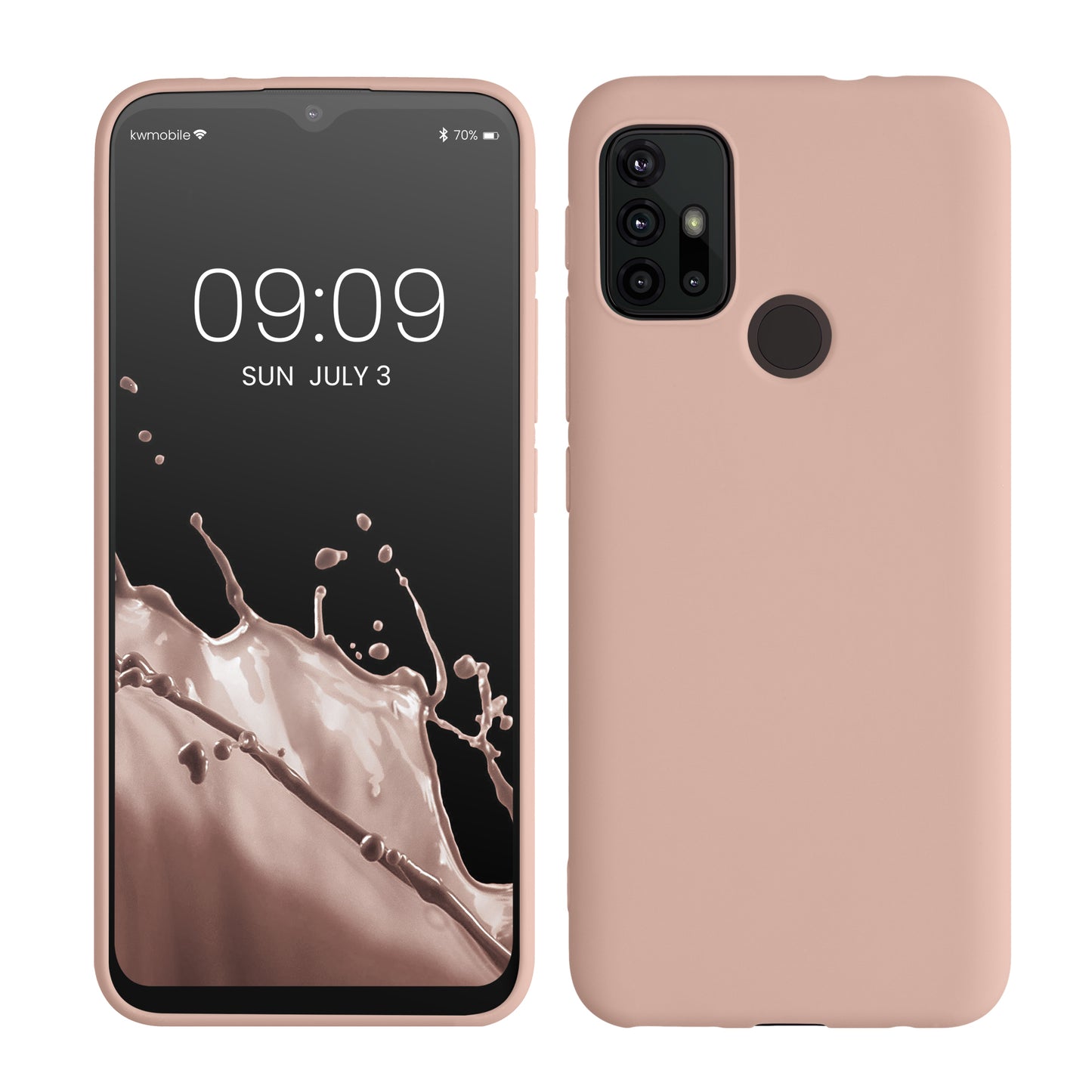 kwmobile Phone Case for Motorola Moto G30 / Moto G20 / Moto G10 Case - Wireless Charging - Protective Cover
