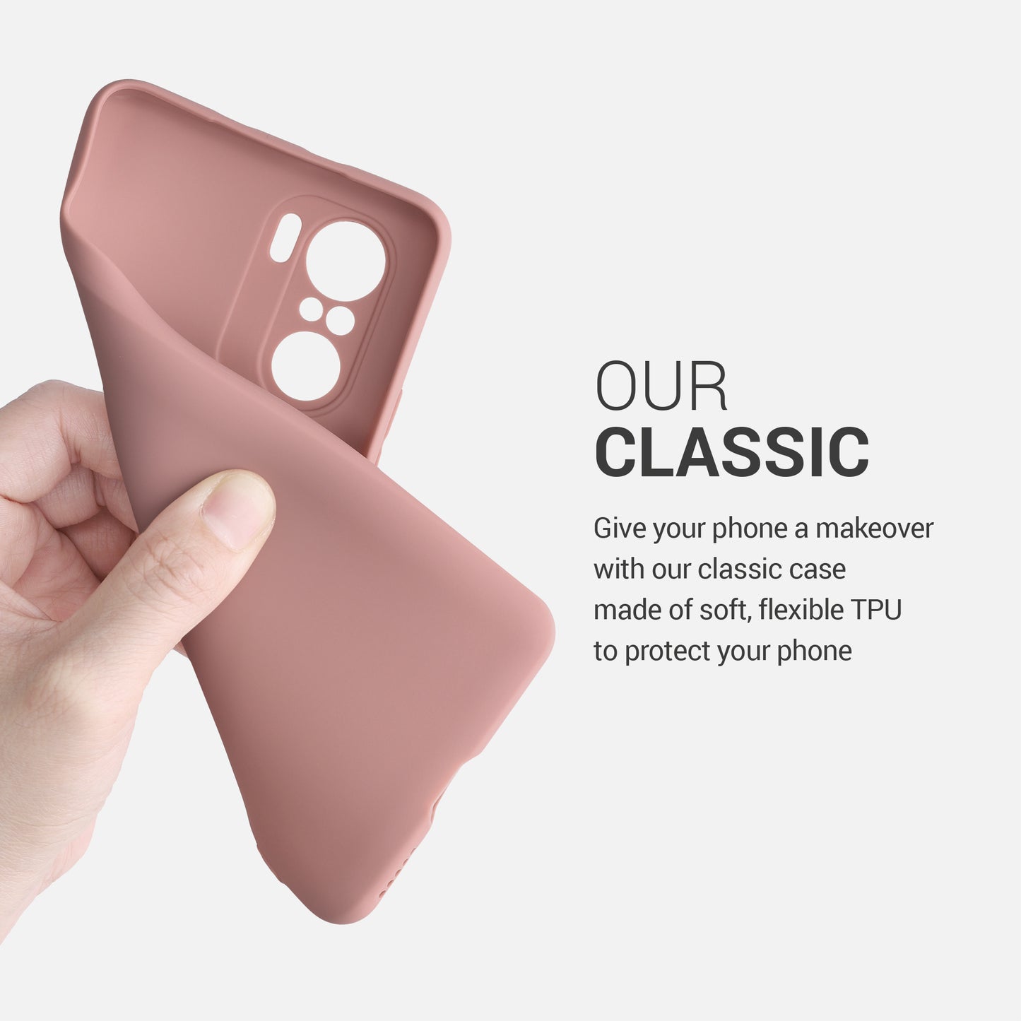 kwmobile Phone Case for Xiaomi Poco F3 - Wireless Charging - Protective Cover