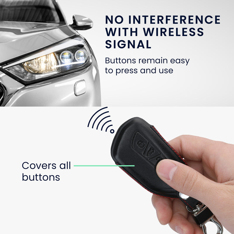 kwmobile Car Key Cover compatible with VW Golf 8 3-Button Car Key Protective Case Key Shell