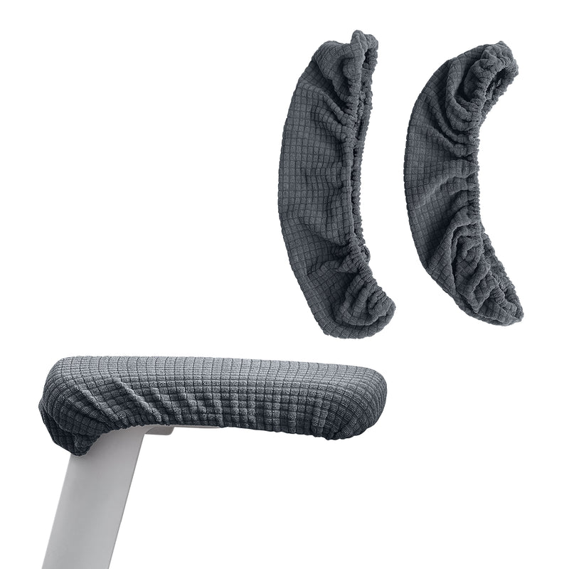 kwmobile Cover for Office Chair Armrest - Sleeve Slipcover - Detachable Protective Cover Universal
