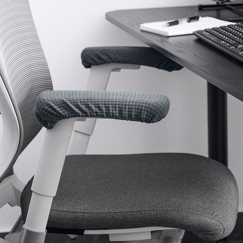 kwmobile Cover for Office Chair Armrest - Sleeve Slipcover - Detachable Protective Cover Universal