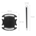 kwmobile Universal Car Door Handle Paint Protection Film Foil Protective Film Handle Recesses and Handle 9.1 x 8.3 + 13 x 1.7 cm