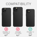kwmobile Case compatible with Apple iPhone 12 mini shockproof phone cover TPU phone case
