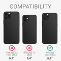 kwmobile Case Compatible with Apple iPhone 12 / iPhone 12 Pro - Shockproof Phone Cover - TPU Phone Case