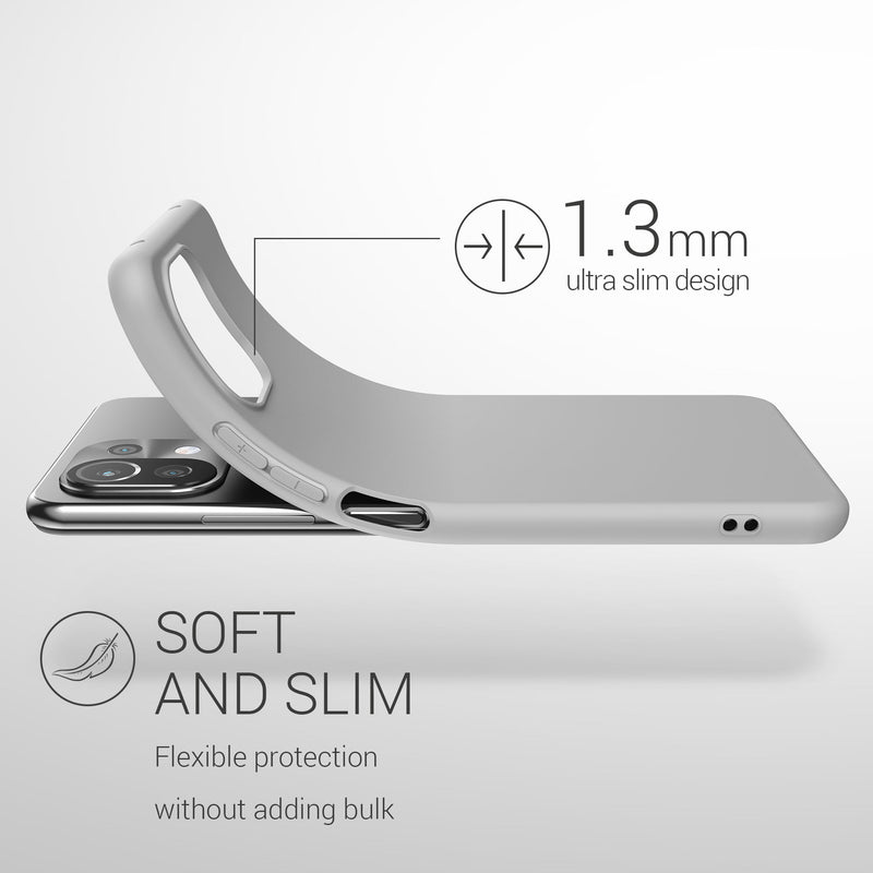 kwmobile Phone Case for Xiaomi 11 Lite (5G) NE / Mi 11 Lite (5G) - Wireless Charging - Protective Cover