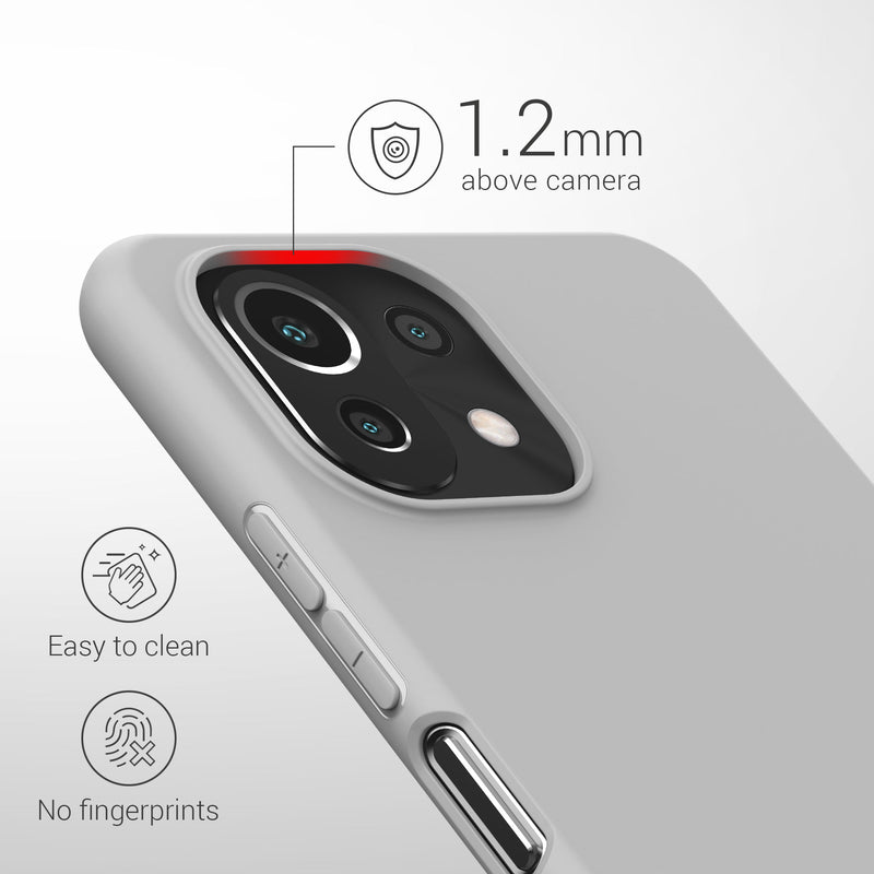 kwmobile Phone Case for Xiaomi 11 Lite (5G) NE / Mi 11 Lite (5G) - Wireless Charging - Protective Cover