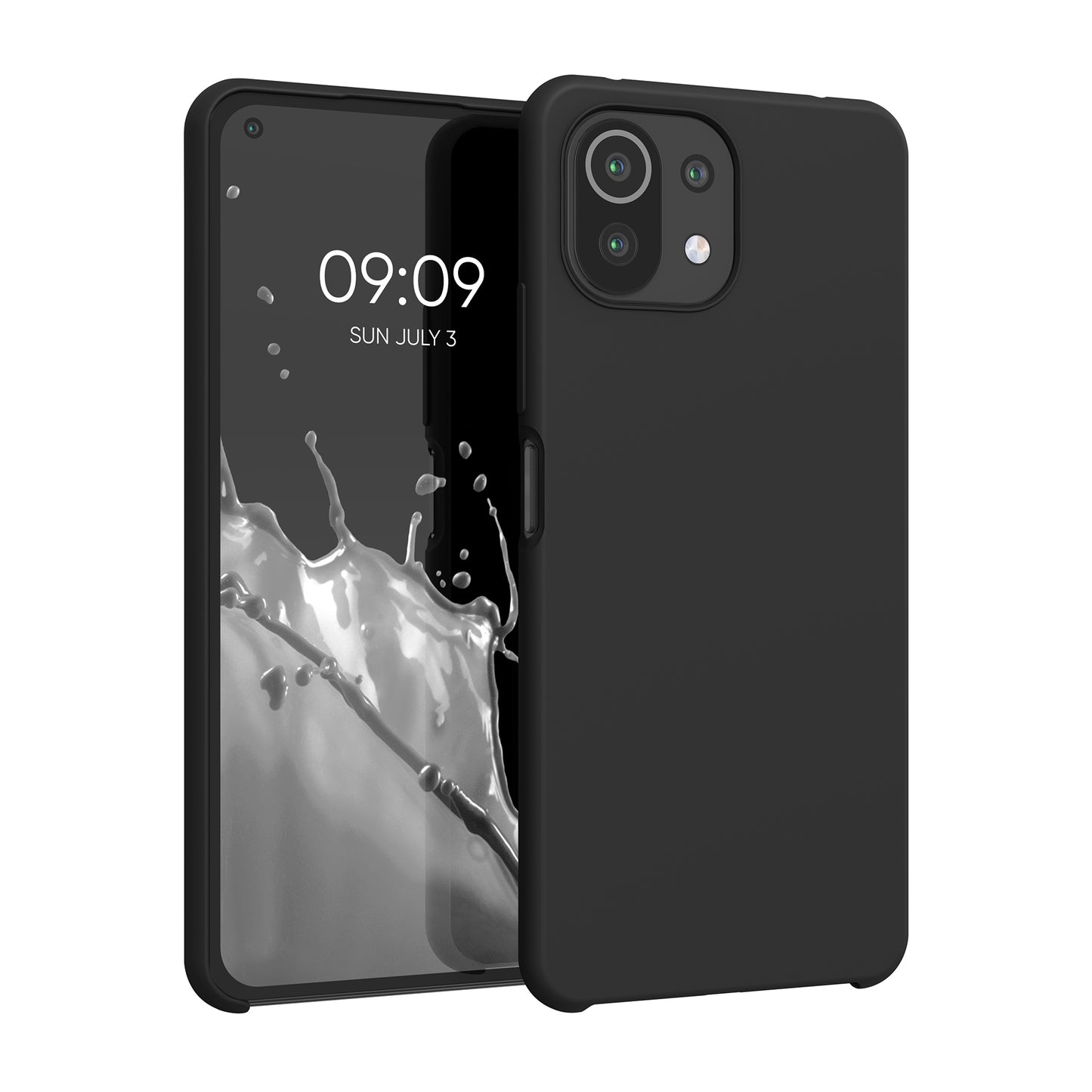 kwmobile Phone Case for Xiaomi 11 Lite NE / Mi 11 Lite - Silicone Case - Wireless Charging - Protective Cover
