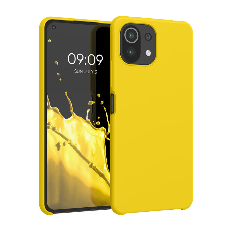 kwmobile Phone Case for Xiaomi 11 Lite NE / Mi 11 Lite - Silicone Case - Wireless Charging - Protective Cover