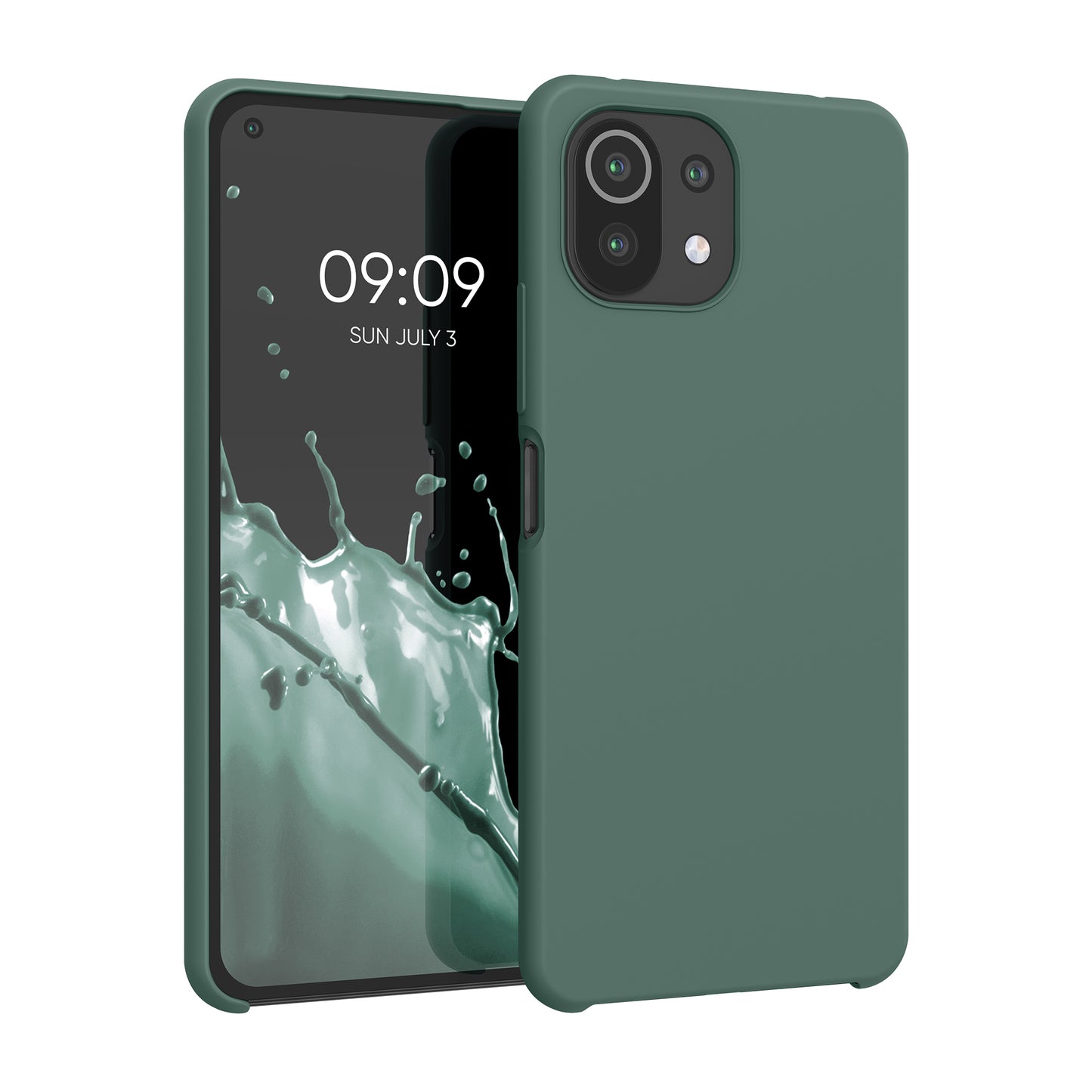 kwmobile Phone Case for Xiaomi 11 Lite NE / Mi 11 Lite - Silicone Case - Wireless Charging - Protective Cover
