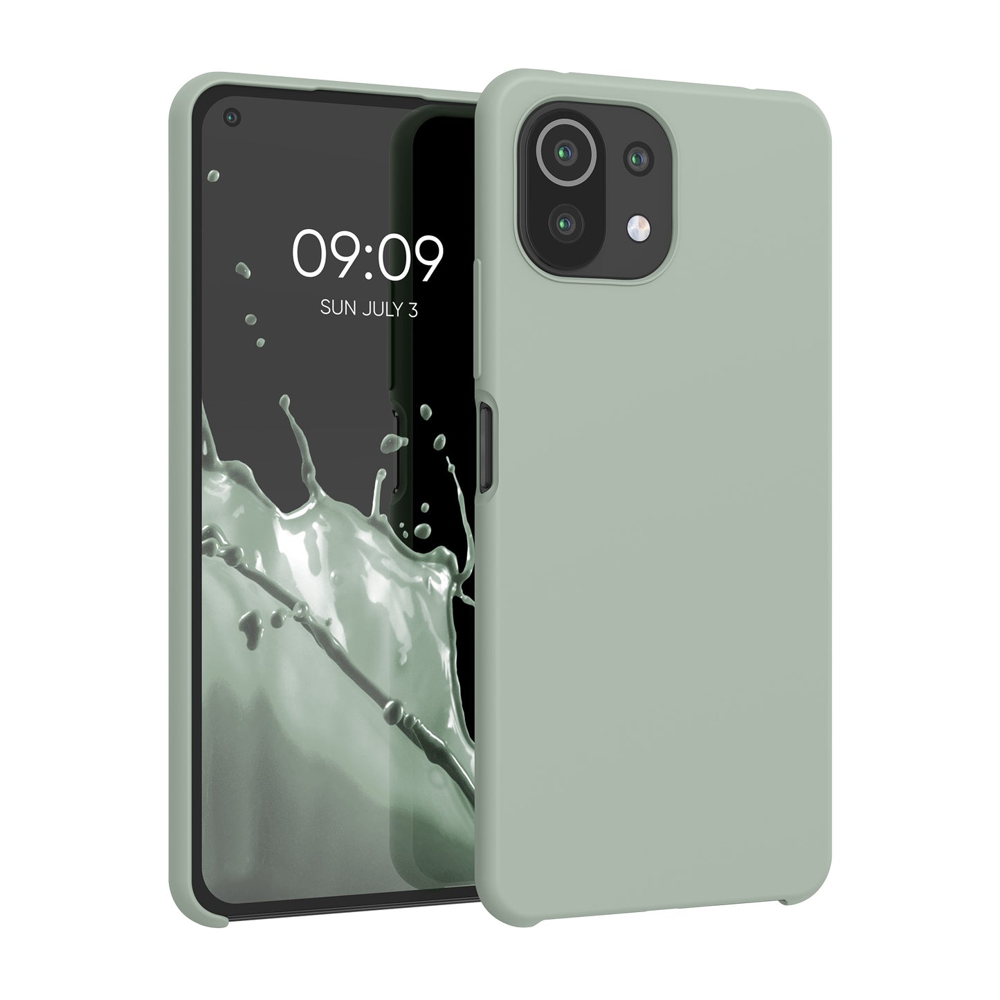 kwmobile Phone Case for Xiaomi 11 Lite NE / Mi 11 Lite - Silicone Case - Wireless Charging - Protective Cover